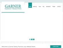 Tablet Screenshot of garnerfamilypractice.com